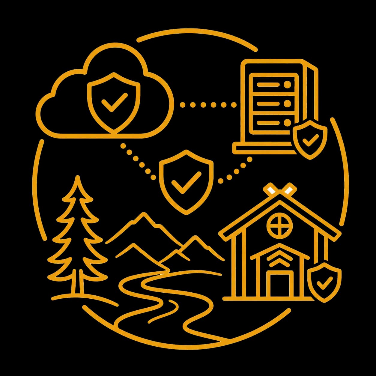 Secure cloud or tribal hosting
